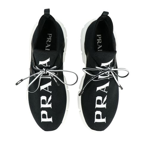 sneakers a calza prada suola nera|Sneakers Prada da donna online su Mytheresa.